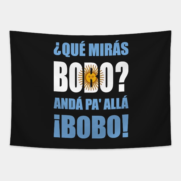 Lionel Messi: Qué Mirás Bobo Tapestry by Zakzouk-store