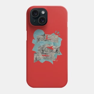 Surf on the ocean Phone Case