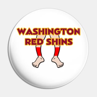 Washington Red Shins Pin