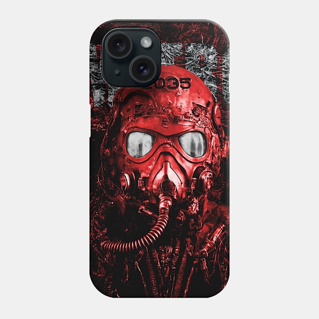 Metro Gas Mask 2035 Phone Case by syanart