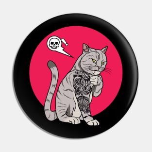 Gangsta cat Pin