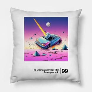 Emergency & I / Minimalist Graphic Artwork Design Pillow