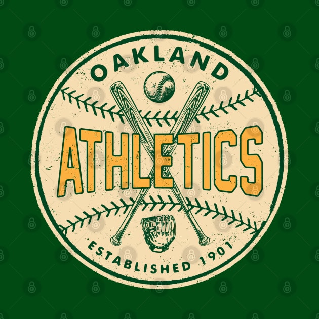 Classic Oakland A's by Buck Tee Originals by Buck Tee