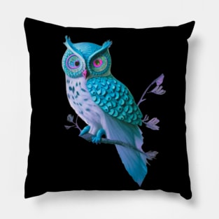 Beautiful Fantasy OWL LOVERS t-shirt hoodie apparel mug case notebook pillow wall art Pillow