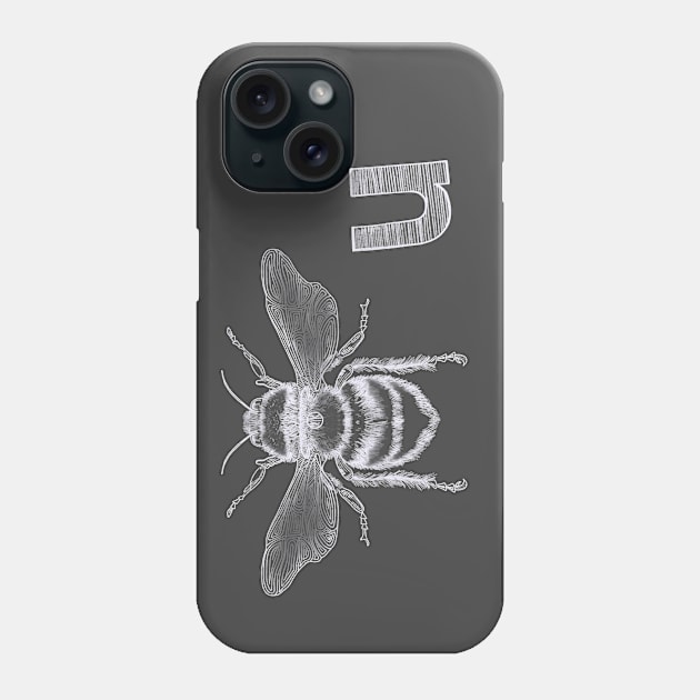 Bee You Phone Case by Marike Korting Art