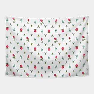 Simple Protea Flower Pattern Tapestry