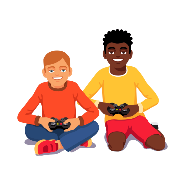 Gaming duo by GAMINGQUOTES