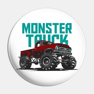 Monster Truck American Pin