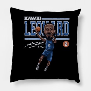 Kawhi Leonard Los Angeles C Cartoon Pillow
