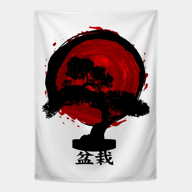 Burning Bonsai Tapestry by CRD Branding