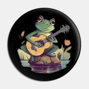 Frog Guitar Acoustic Pin