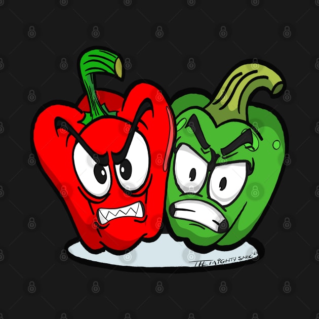 Angry Peppers by Sarcs House of Monkey Heads and Weird Shit