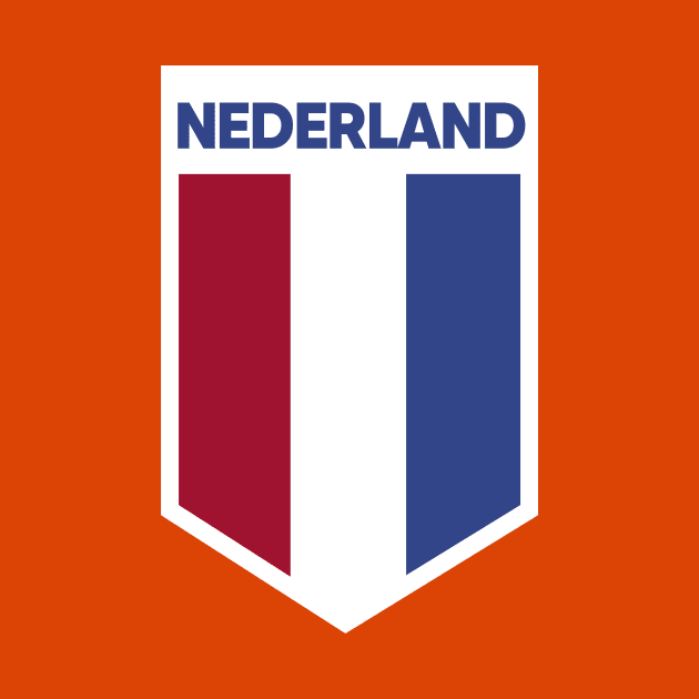 Netherlands Flag Emblem by SLAG_Creative