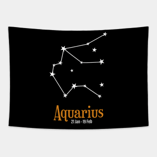 Aquarius Zodiac Tapestry