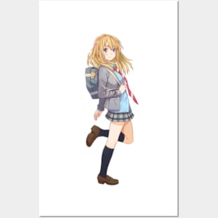 shigatsu wa kimi no uso' Poster, picture, metal print, paint by Setia Budi