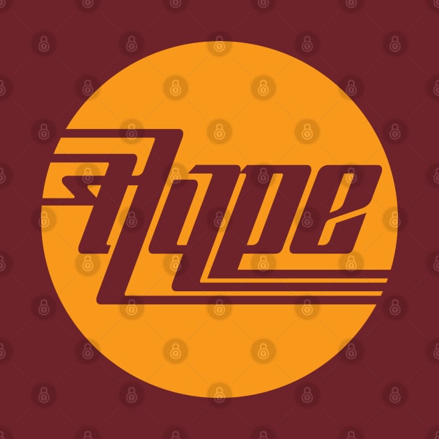 Hype type in a circle by gingerman