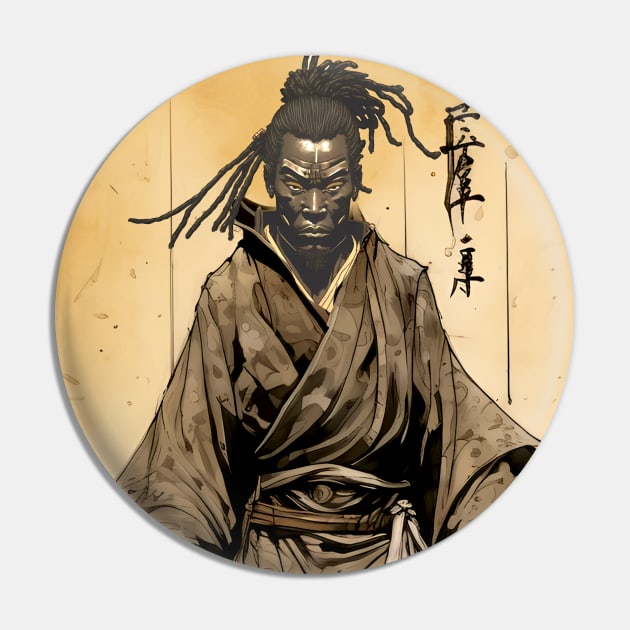 Yasuke Black Samurai in 1579 Feudal Japan No. 9 Pin by Puff Sumo