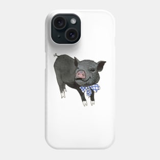 Black piglet Phone Case