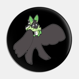 Aromantic Mothman Pin