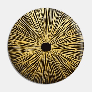 Gold magic mushroom  spore print Pin