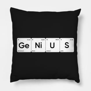 Genius Periodic Table of elements Pillow