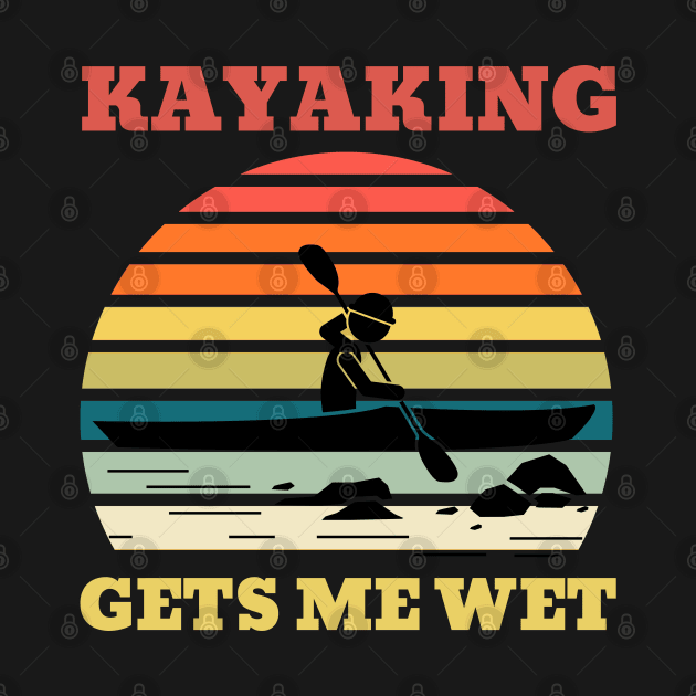 Kayaking Gets Me Wet Retro Font by NickDsigns