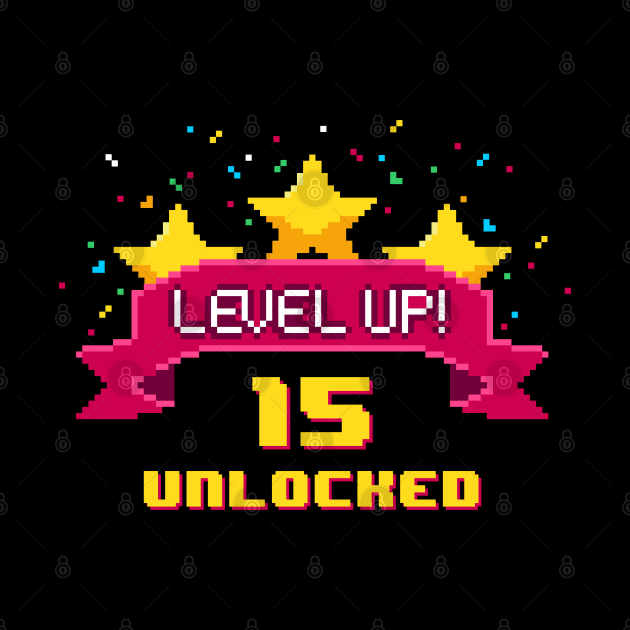 15th Birth Level Up 15 years old unlocked by opippi