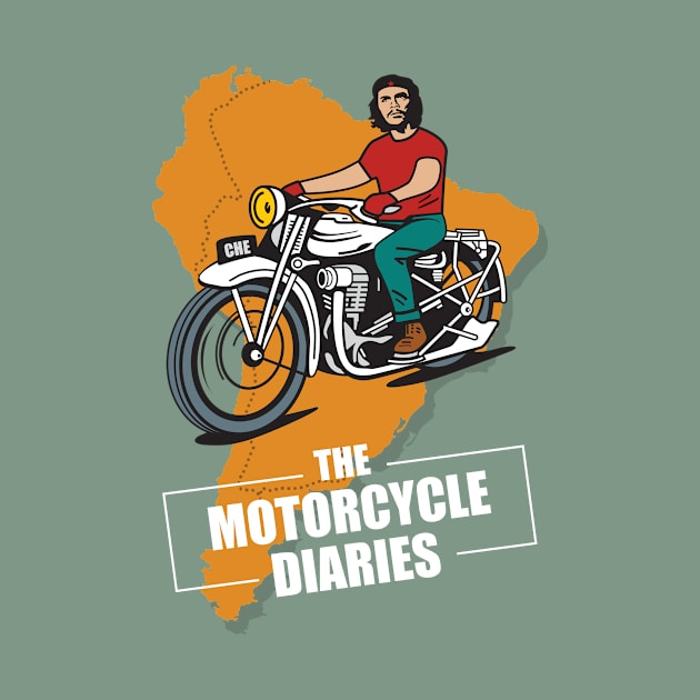 The Motorcycle Diaries - Alternative Movie Poster by MoviePosterBoy