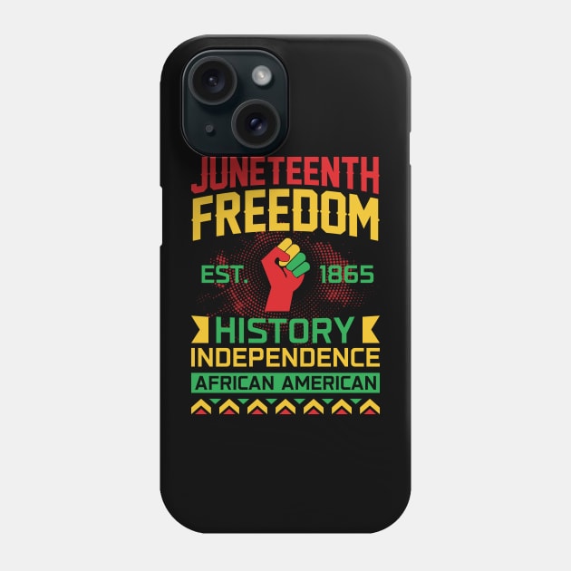 FREEDOM EST 1865 Phone Case by Banned Books Club