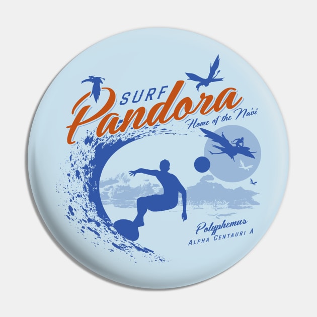 Surf Pandora Pin by MindsparkCreative