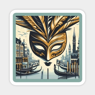 Venice Mask Magnet