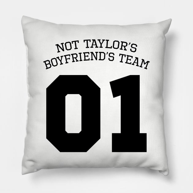 Not Taylor's Boyfriend's Team Pillow by L.C. Tarot