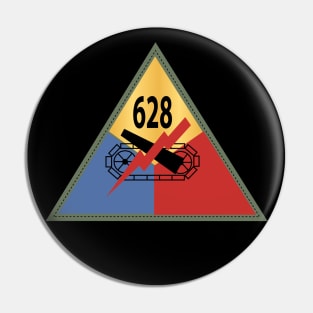 628th Tank Battalion SSI X 300 Pin