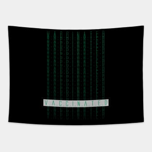 Vaccinated Design 3 Tapestry