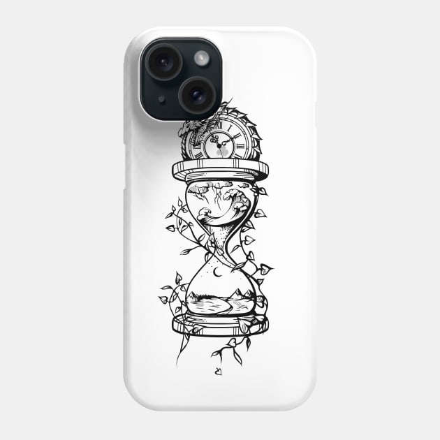 Time / hourglass Phone Case by DenielHast