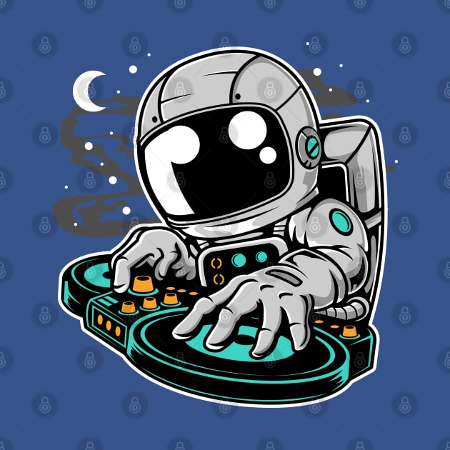 astronaut dj by Mako Design 