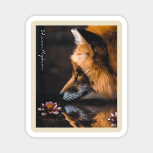 Foxy Flower Magnet