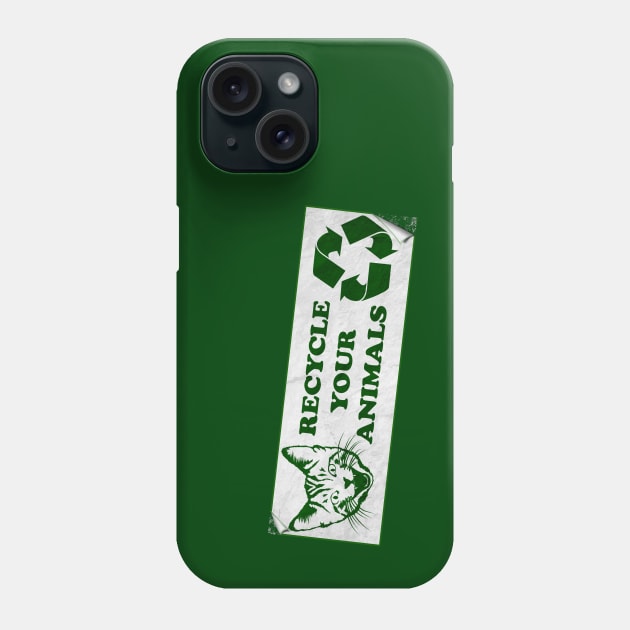 Fight Club Recycle Sticker Phone Case by R-evolution_GFX