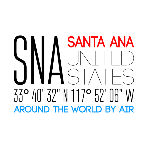 Santa Ana, United States Text Art by funfun