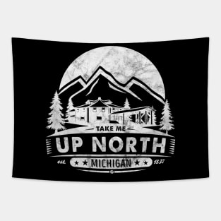 Up North Michigan' Cool Michigan Tapestry