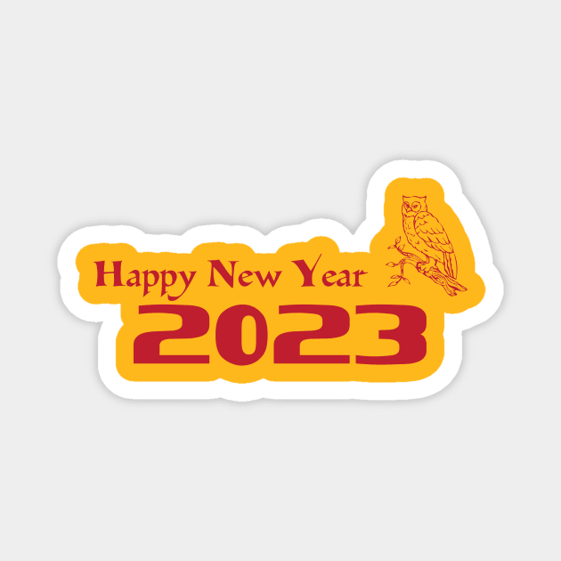 New Year Magnet by KANASTASTORE