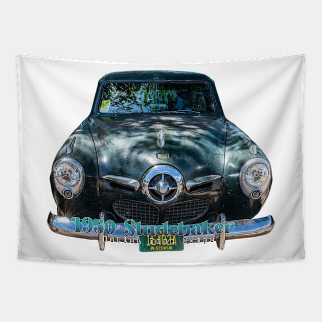 1950 Studebaker Bullet Nose Coupe Tapestry by Gestalt Imagery