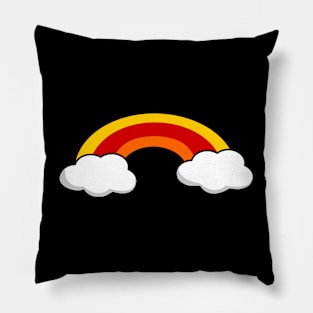 Sunset Rainbow Pillow