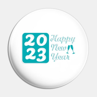 Happy New Year 2023 Pin