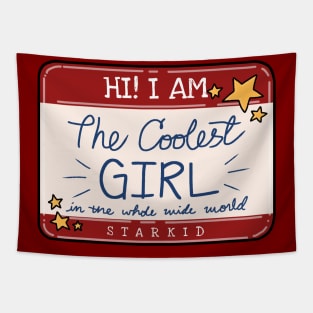 STARKID | THE COOLEST GIRL Tapestry