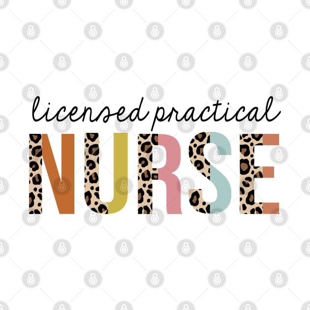 Licensed-Practical Nurse Leopard Print Registered RN Nursing Appreciation by HeroGifts