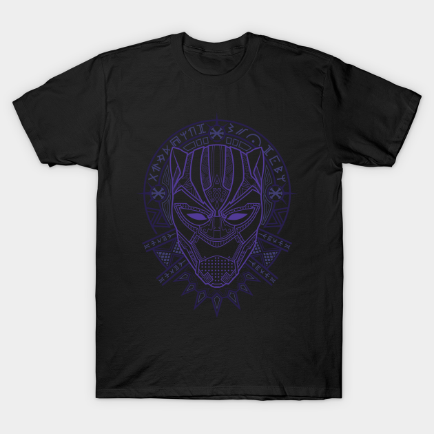 Black Panther Shirt (Purple) - Black Panther - T-Shirt