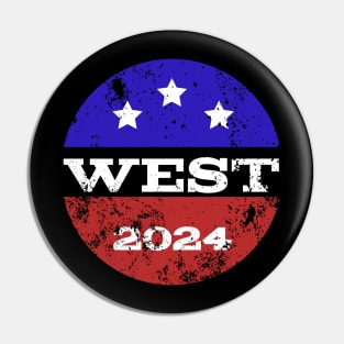 Cornel West 2024 American flag Pin