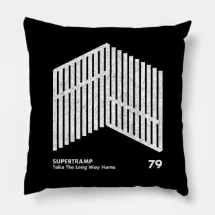 Supertramp / Minimal Graphic Design Tribute Pillow