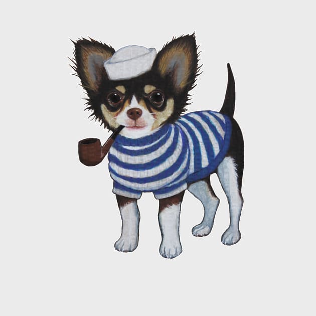 Sailor Chihuahua by PaperTigress